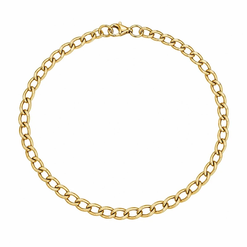 دستبند زنجیری طلا 18 عیار زنانه مان گالری مدل کارتیه سوپر کد FB01-0011000