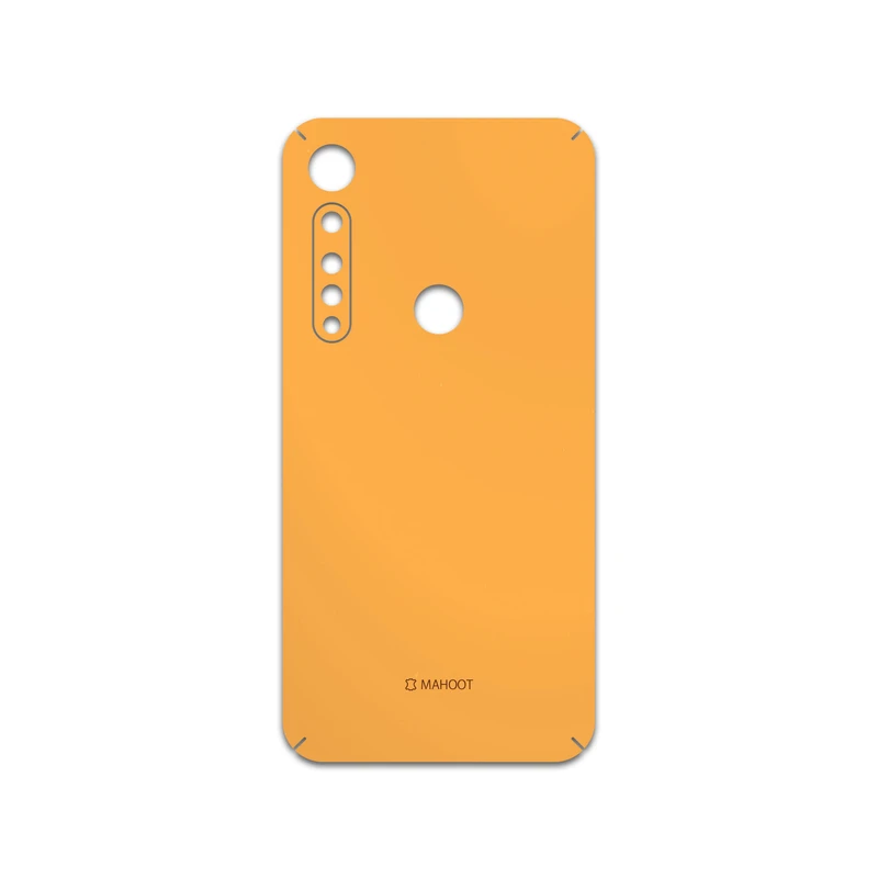 برچسب پوششی ماهوت مدل Matte-Orange مناسب برای گوشی موبایل موتورولا One Vision Plus