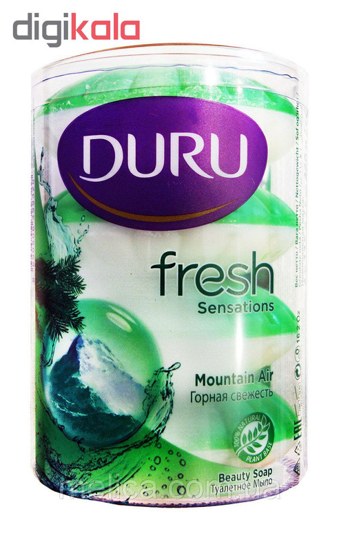 صابون 4 عددی دورو مدل FRESH SENSATIONS