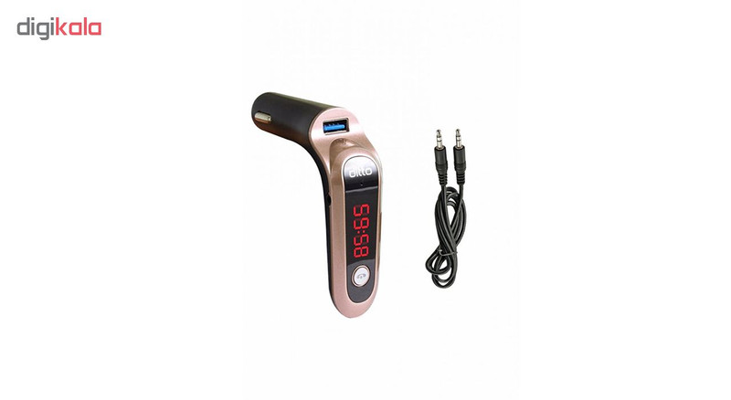 پخش کنند اف ام خودرو مدل DO-C7 به همراه کابل AUX مشکی