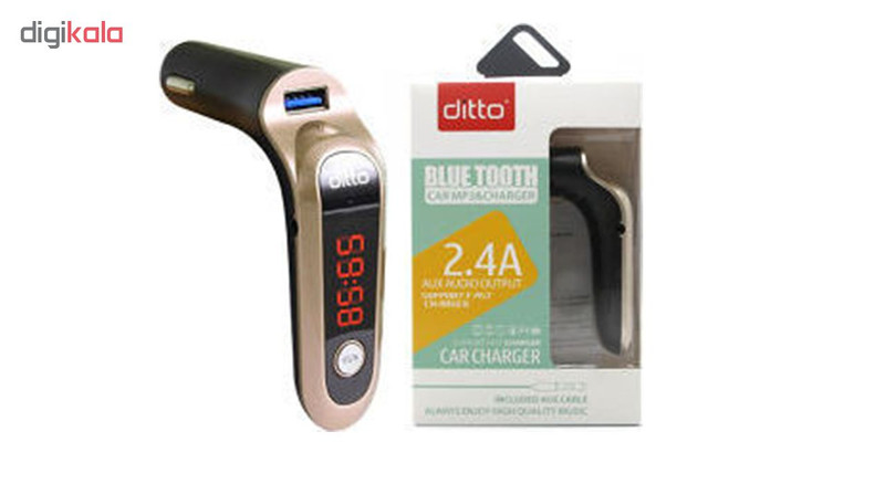 پخش کنند اف ام خودرو مدل DO-C7 به همراه کابل AUX مشکی