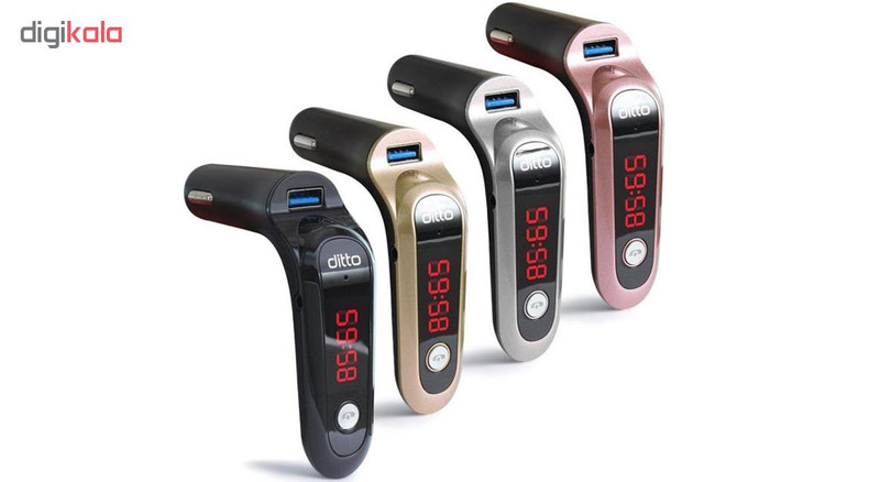 پخش کنند اف ام خودرو مدل DO-C7 به همراه کابل AUX مشکی