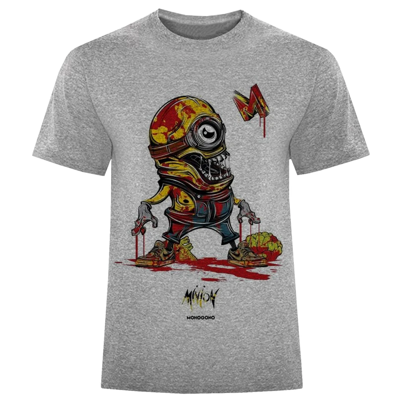 تی شرت آستین کوتاه مردانه مدل مینیون زامبی F1354