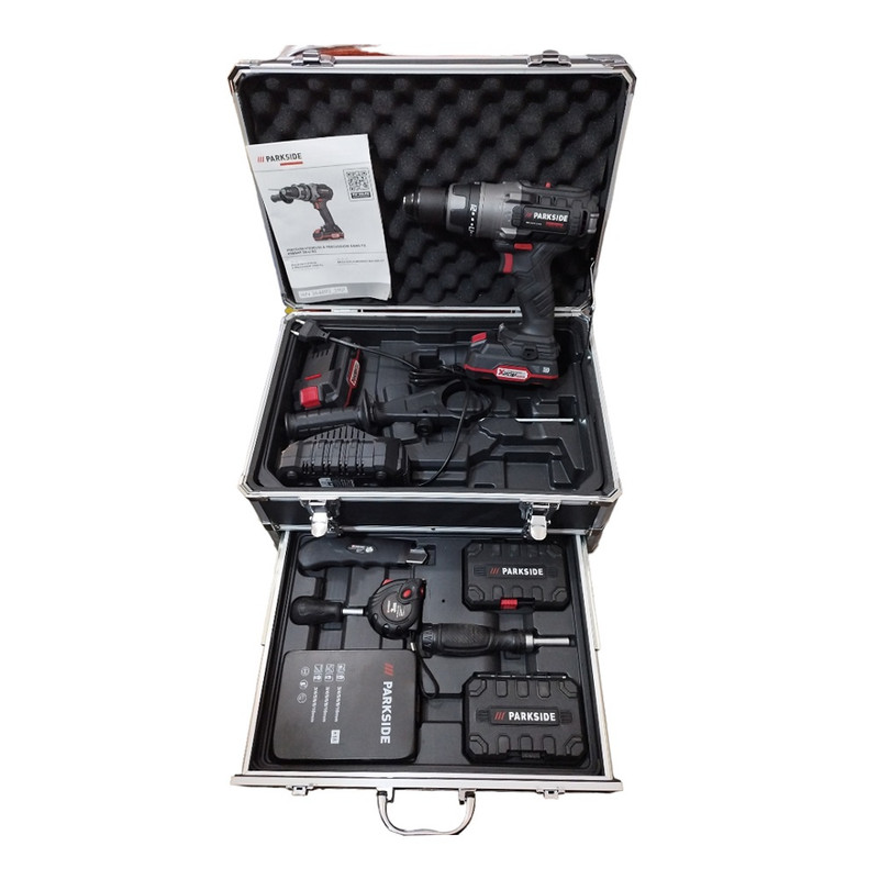 دریل پیچ گوشتی پارکساید مدل PSBSAP 20-LI B2 مجموعه 109عددی