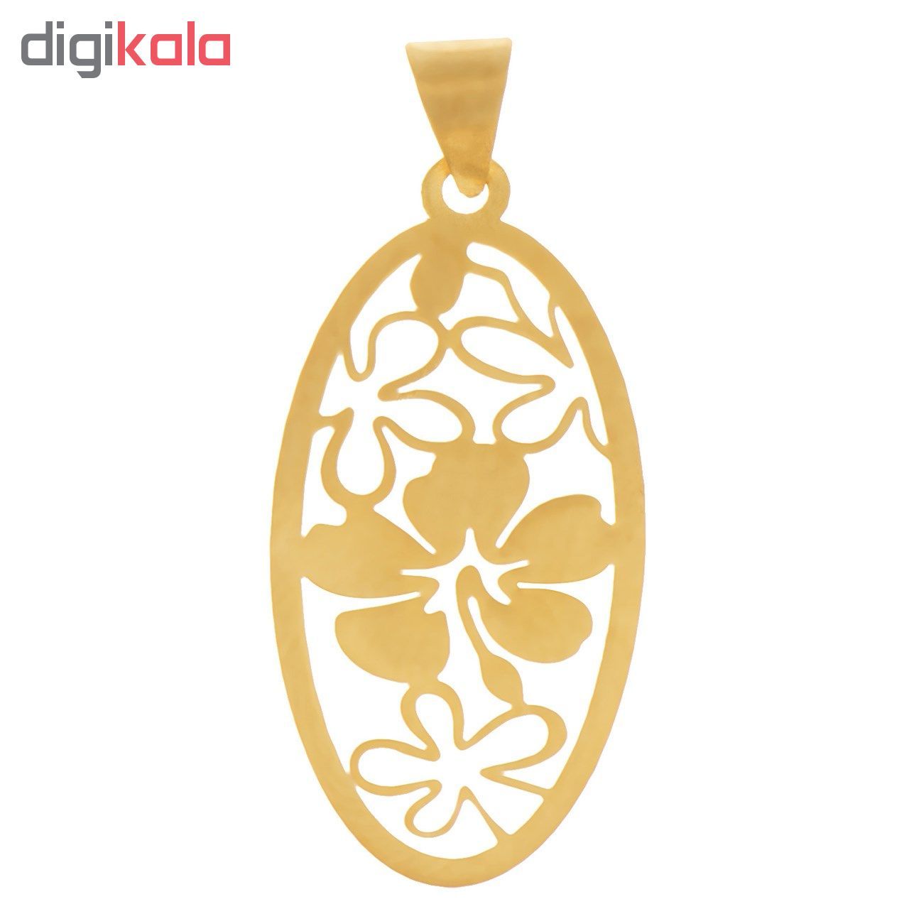 آویز گردنبند طلا 18عیار آریاگلد مدل R148 -  - 2