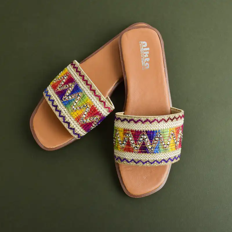 صندل زنانه نیکتا مدل  خلیجی کد CR.2880