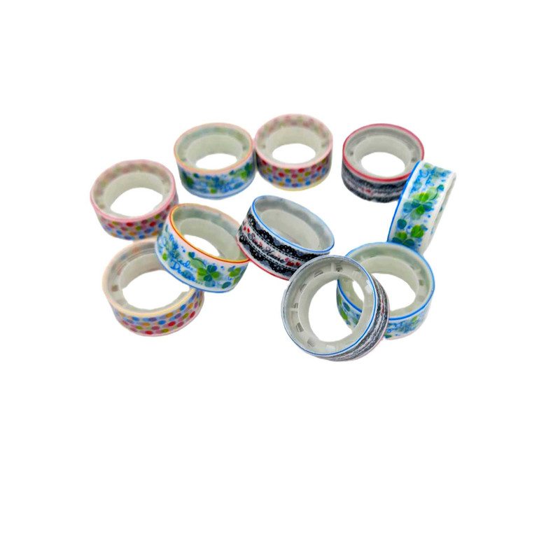 چسب نواری طرح دار بسته 10 عددی