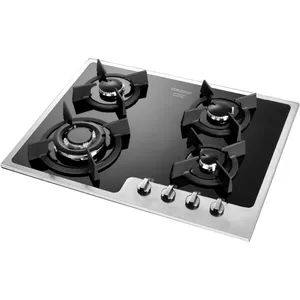 اجاق گاز صفحه‌ای چهار شعله استیل البرز مدل G-4602 S