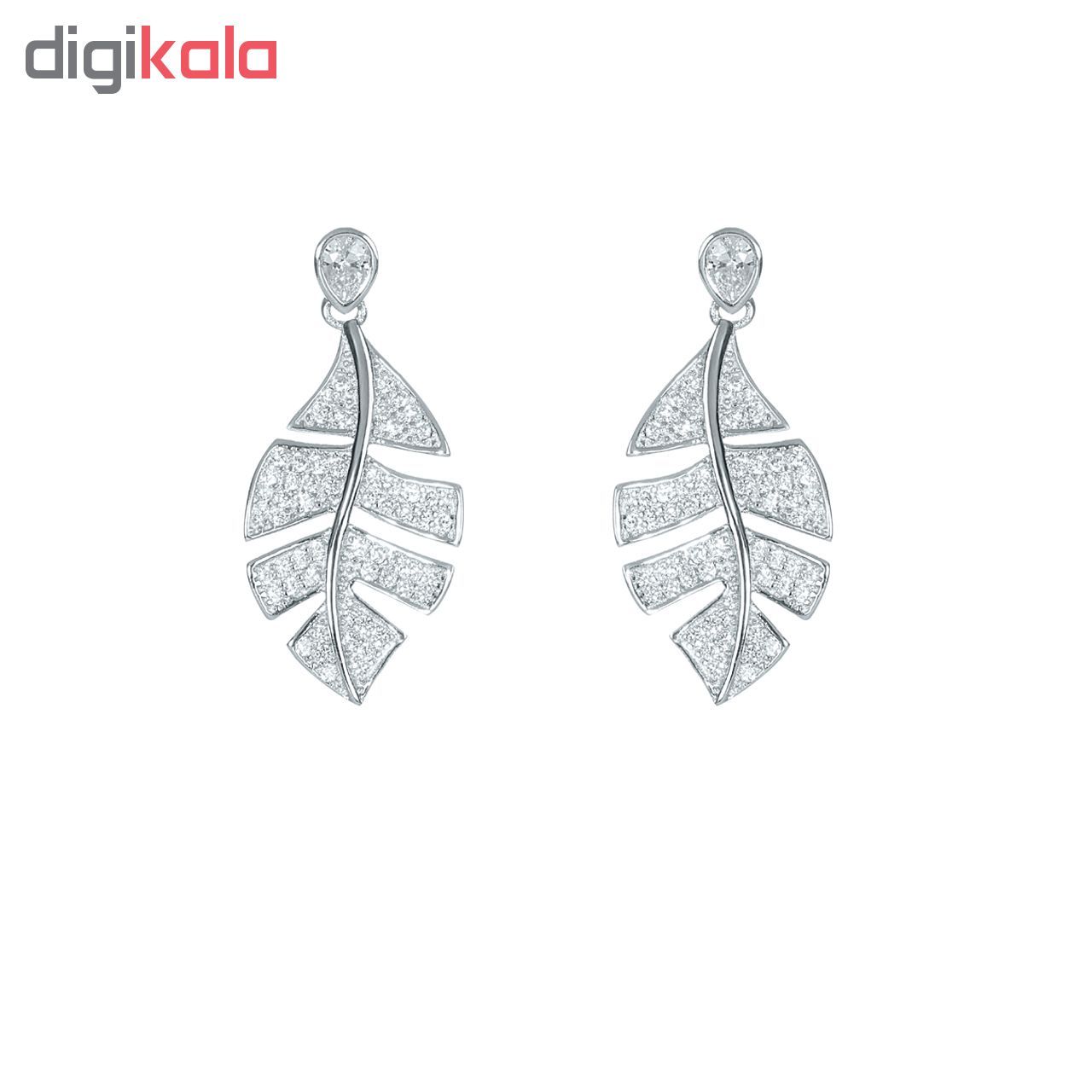 گوشواره نقره اقلیمه کد EN207 -  - 2