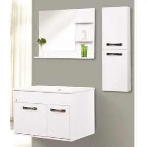 ست کابینت و روشویی بومرنگ مدل فلورانس به همراه آینه و باکس