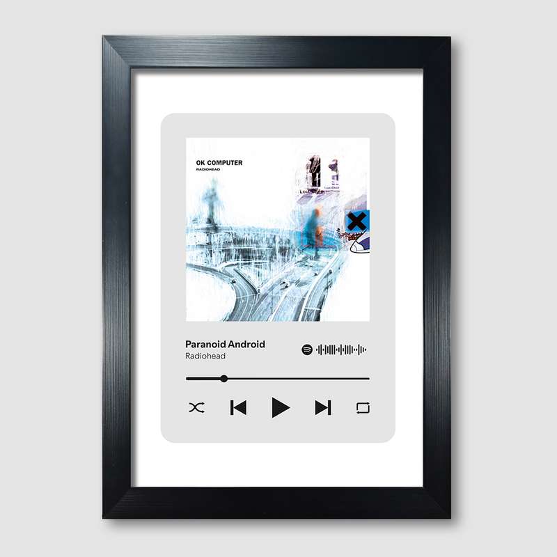 تابلوی مدل تابلوی موزیکال طرح Paranoid Android by Radiohead