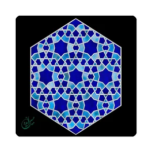 کاشی مبین ایده مدل سنتی kh10 کد 1343