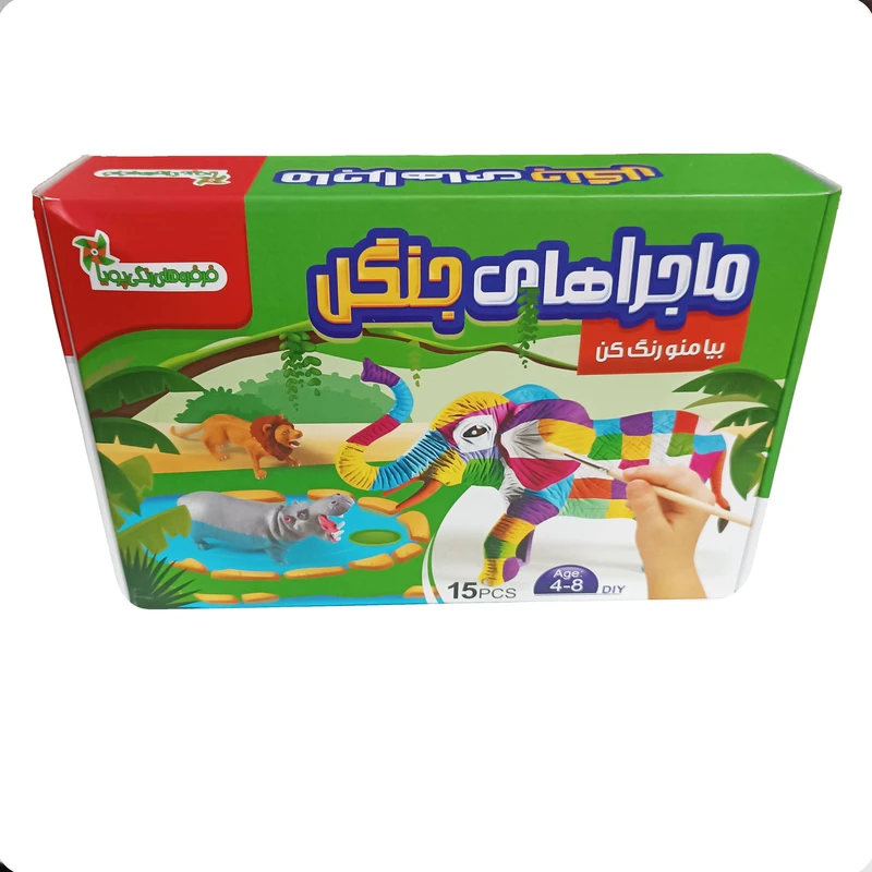 بازی آموزشی رنگ آمیزی مدل ماجراهای جنگل