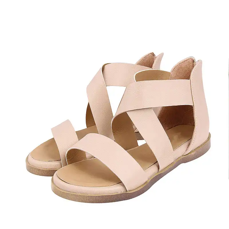 صندل زنانه مدل 159002509 رنگ کرم