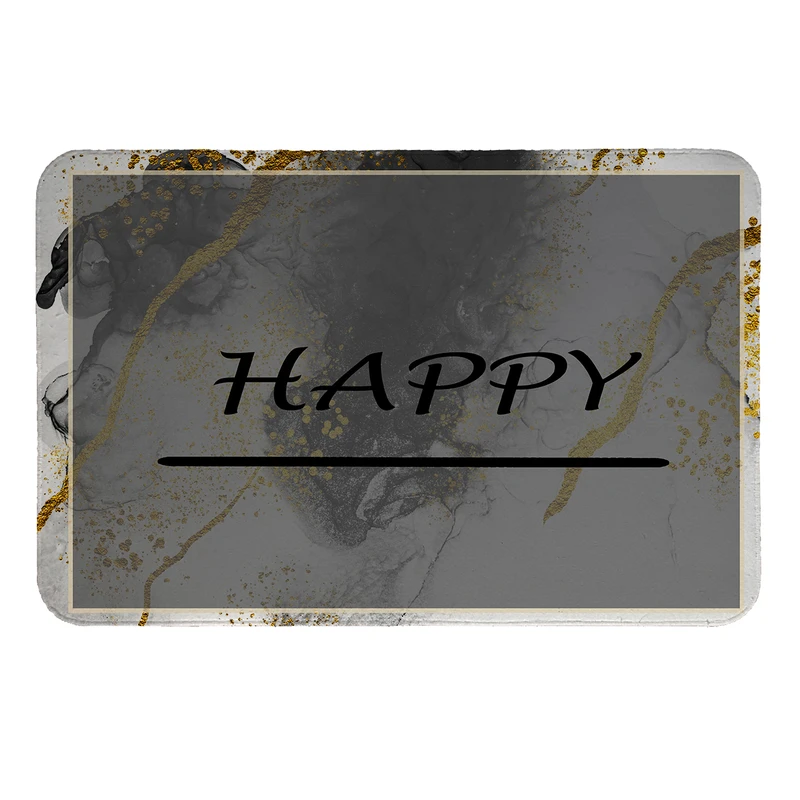   پادری  طرح Happy کد 8697 سایز 50 × 70 سانتی متر