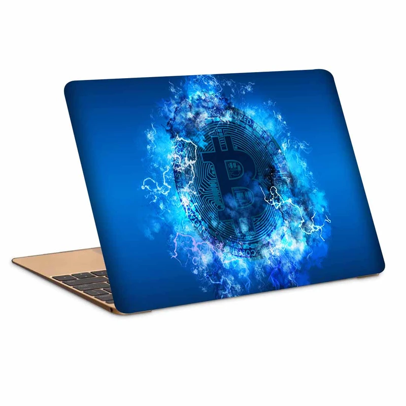 استیکر لپ تاپ طرح bitcoinکد p-1126مناسب برای لپ تاپ 15.6 اینچ