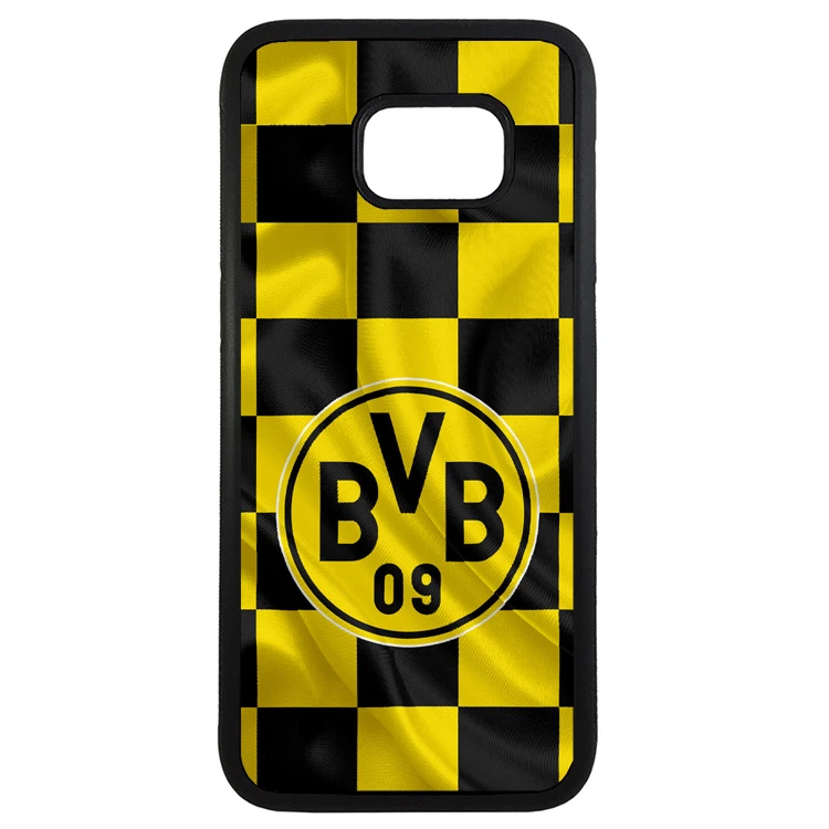 کاور طرح تیم فوتبال دورتموند مناسب برای گوشی موبایل سامسونگ galaxy s7 edge