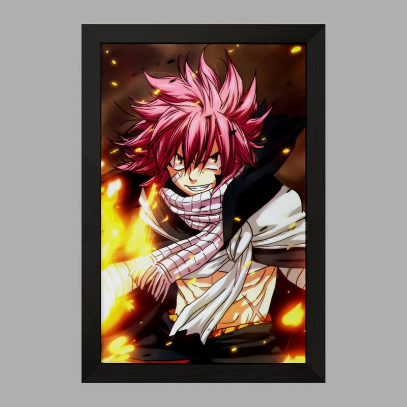 تابلو خندالو مدل ناتسو انیمه فری تیل Fairy Tail  کد 16460