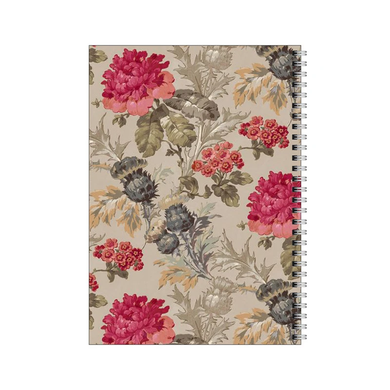 دفتر مشق 50 برگ بامبیلیپ طرح گل گلی وینتیج کد 0266107