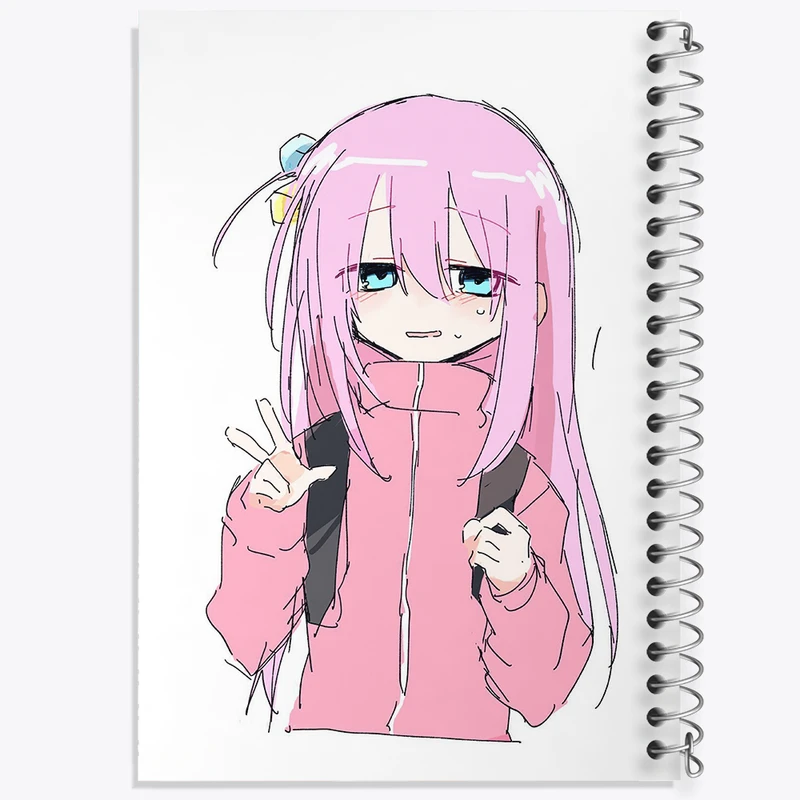 دفتر نت موسیقی 50 برگ خندالو مدل انیمه بوچی راک کد 31234