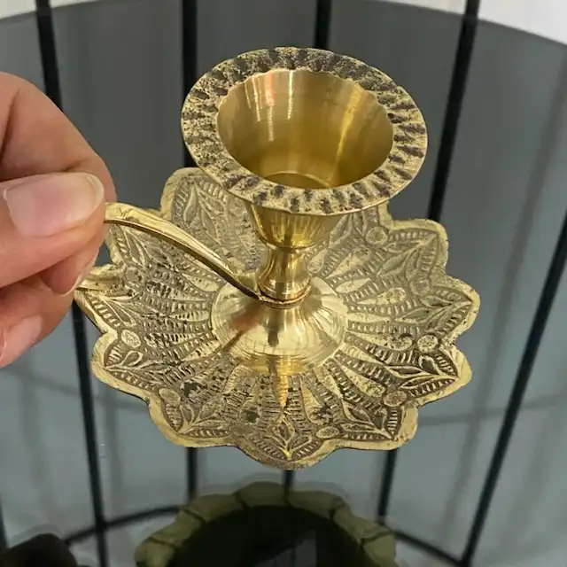 جاشمعی برنجی مدل انگلیسی 2786