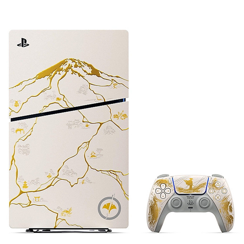 کنسول بازی سونی مدل PlayStation 5 Slim Ghost of Yotei Gold Limited Edition