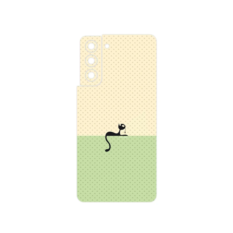 برچسب پوششی ماهوت مدل Minimal Internet Cat Icon مناسب برای گوشی موبایل سامسونگ Galaxy S21 5G