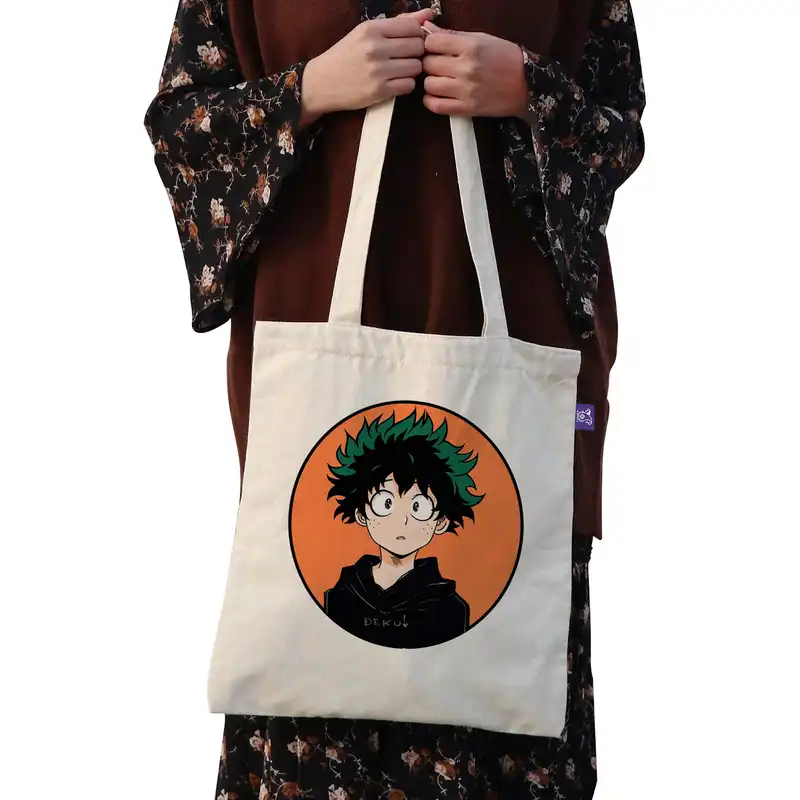 ساک خرید ترمه طراحان ایده مدل مای هیرو آکادمی کد strm0449 - L