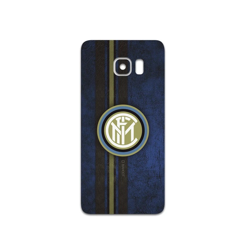 برچسب پوششی ماهوت مدل Inter-Milan-FC مناسب برای گوشی موبایل سامسونگ Galaxy S6 Edge Plus