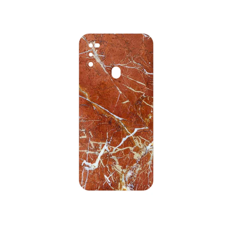 برچسب پوششی ماهوت مدل Red Marble مناسب برای گوشی موبایل سامسونگ Galaxy M21 (2021) Edition