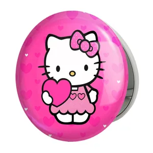 آینه جیبی خندالو طرح هلو کیتی مدل تاشو کد 24770 