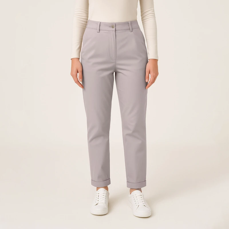 شلوار راسته زنانه سیکس زیرو ناین مدل 11293074