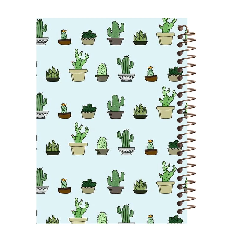 دفتر مشق 80 برگ طرح کاکتوس  کد J61