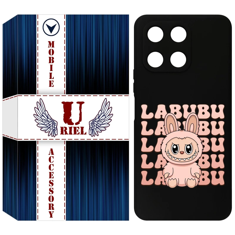 کاور یوریل قاب مدل KSH کد 133 طرح عروسک لبوبو مناسب برای گوشی موبایل آنر X6A / X6A Plus