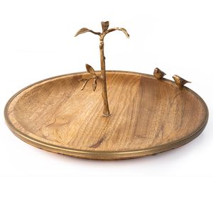 نقد و بررسی شیرینی خوری گلد کیش مدل دسته دار طرح برد کد GK829480 توسط خریداران