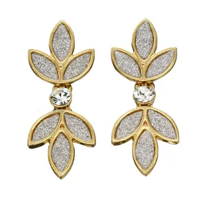 گوشواره  فیورلی با روکش طلا  مدل E5163