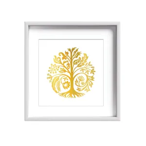 تابلو طلاکوب زرکات طرح درخت مدل Tree