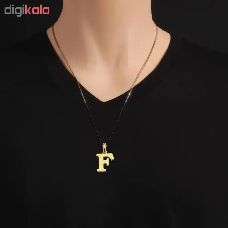 آویز گردنبند طلا 18 عیار زنانه نیکان زر مدل GM106