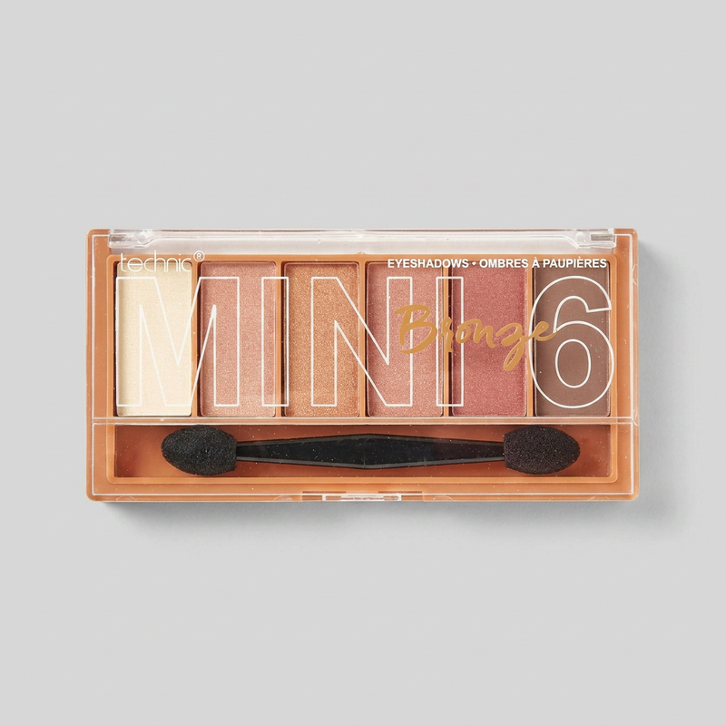 پالت سایه چشم تکنیک مدل MINI 6 BRONZ