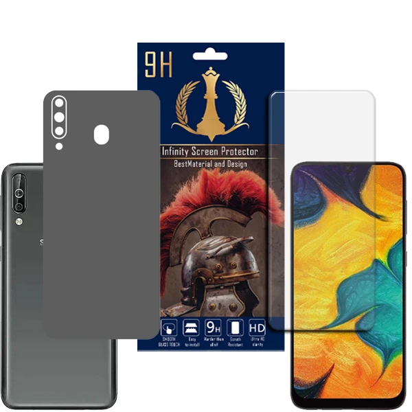 برچسب پوششی اینفینیتی مدل PRO MAX مناسب برای گوشی موبایل سامسونگ Galaxy M30 به همراه محافظ صفحه نمایش