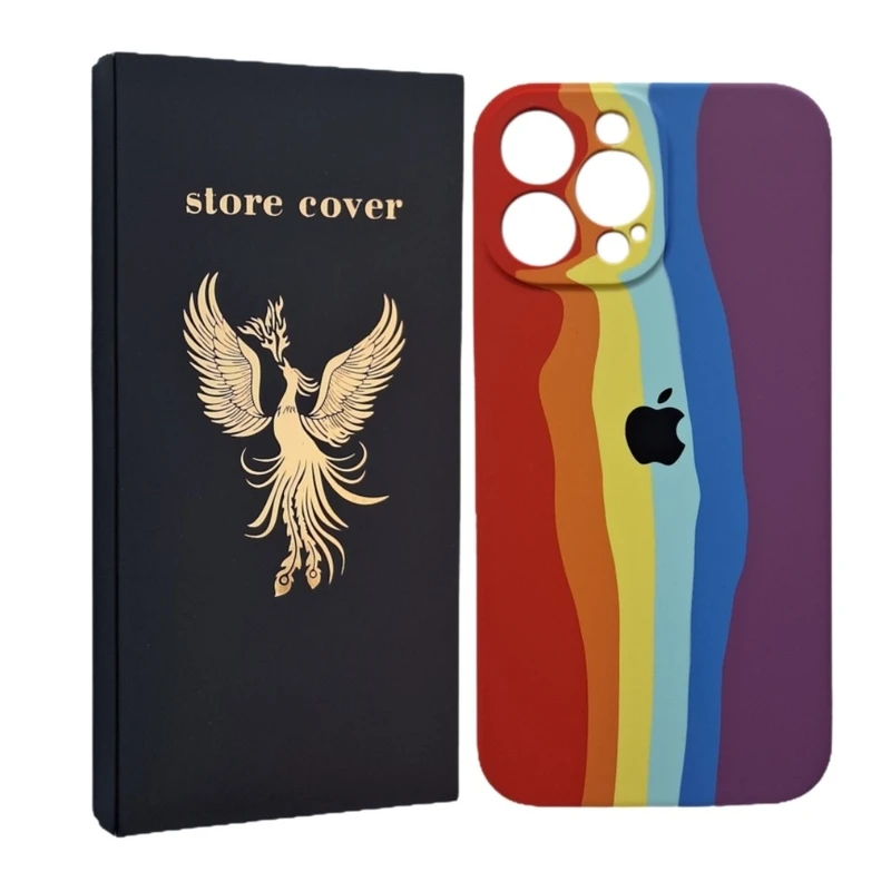 کاور استور کاور طرح سیلیکون آبرنگی مدل 13pro مناسب برای گوشی موبایل اپل lphone 13 Pro