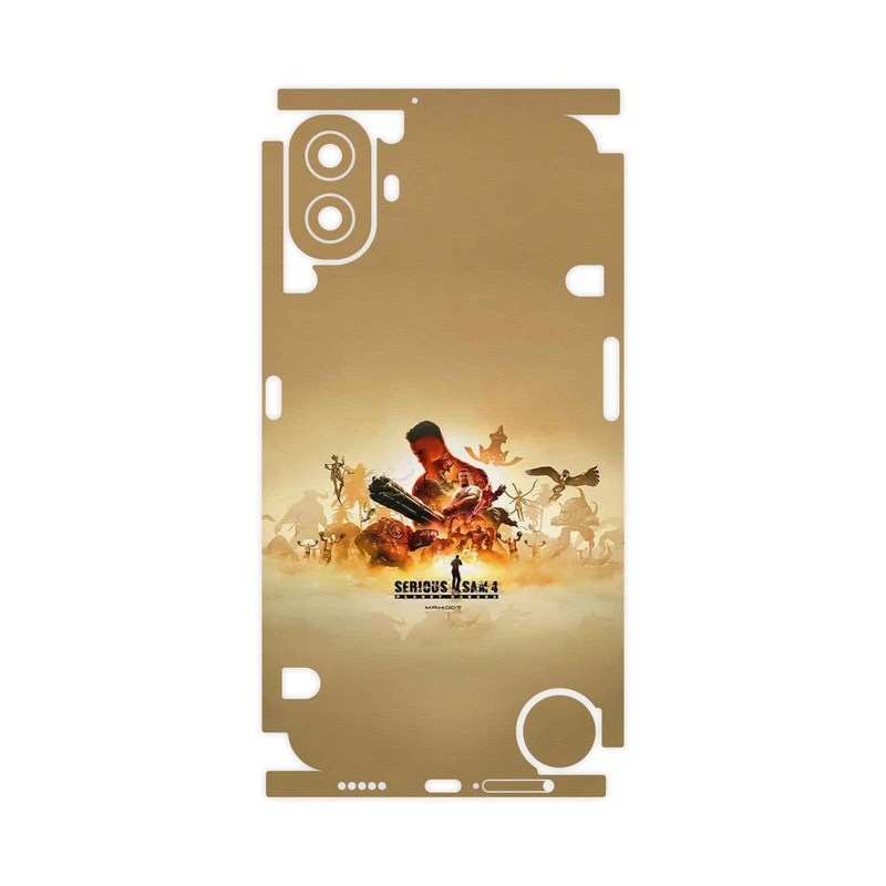 برچسب پوششی ماهوت مدل Serious Sam Game Series-FullSkin مناسب برای گوشی موبایل ناتینگ CMF Phone 1