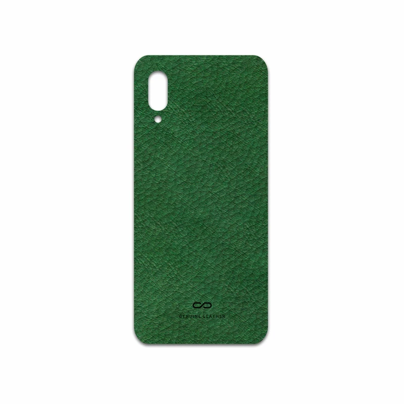 برچسب پوششی ماهوت مدل Green-Leather مناسب برای گوشی موبایل سامسونگ Galaxy M02