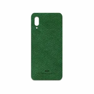MAHOOT Green-Leather Cover Sticker for Samsung Galaxy M02