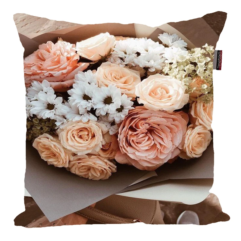کوسن ناریکو طرح برگ و گل و گیاه کد 03103