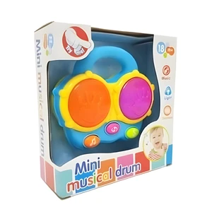 اسباب بازی موزیکال مینی درام مدل Mini Musical  dram زرد وآبی کد 65078
