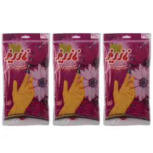 دستکش آشپزخانه ناز ریز مدل NAZ-VATE202 بسته 3 عددی