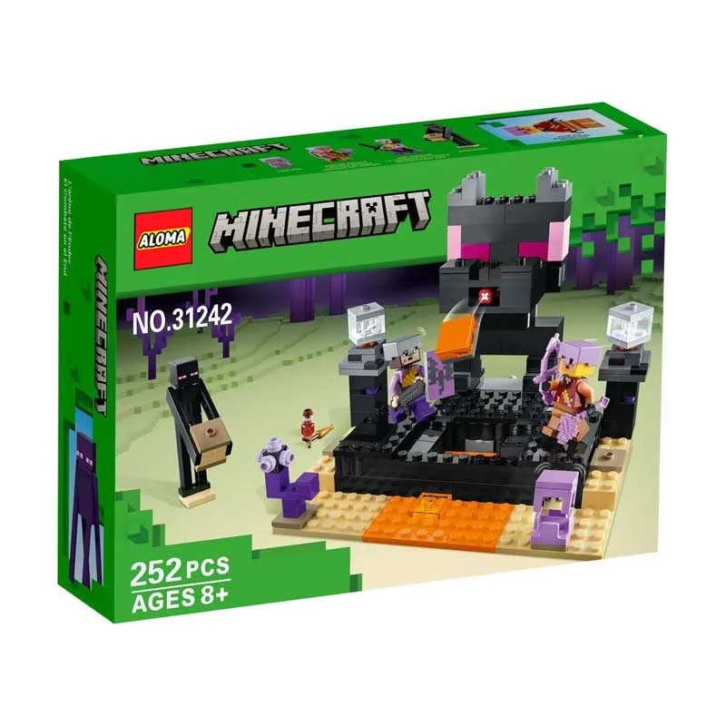 ساختنی 252 قطعه آلوما مدل ماینکرافت کد 31242