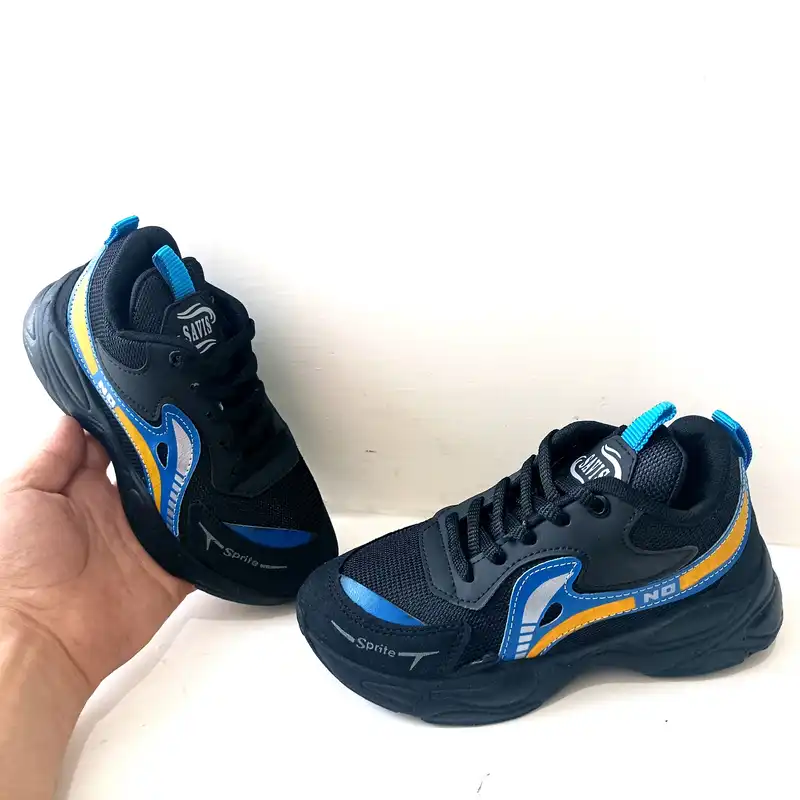 کفش مخصوص پیاده روی بچگانه مدل رایان طبی کد t.a.j رنگ آبی