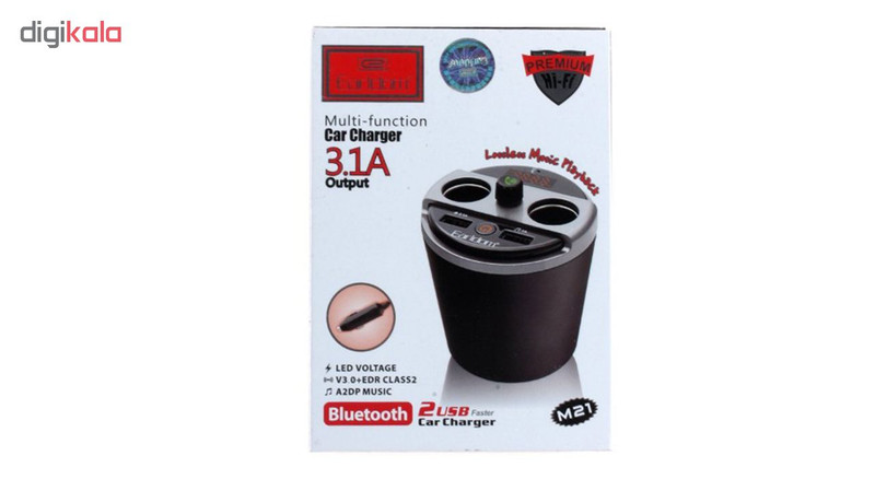 پخش کننده اف ام و شارژر خودرو ارلدام مدل ET-M21 مشکی